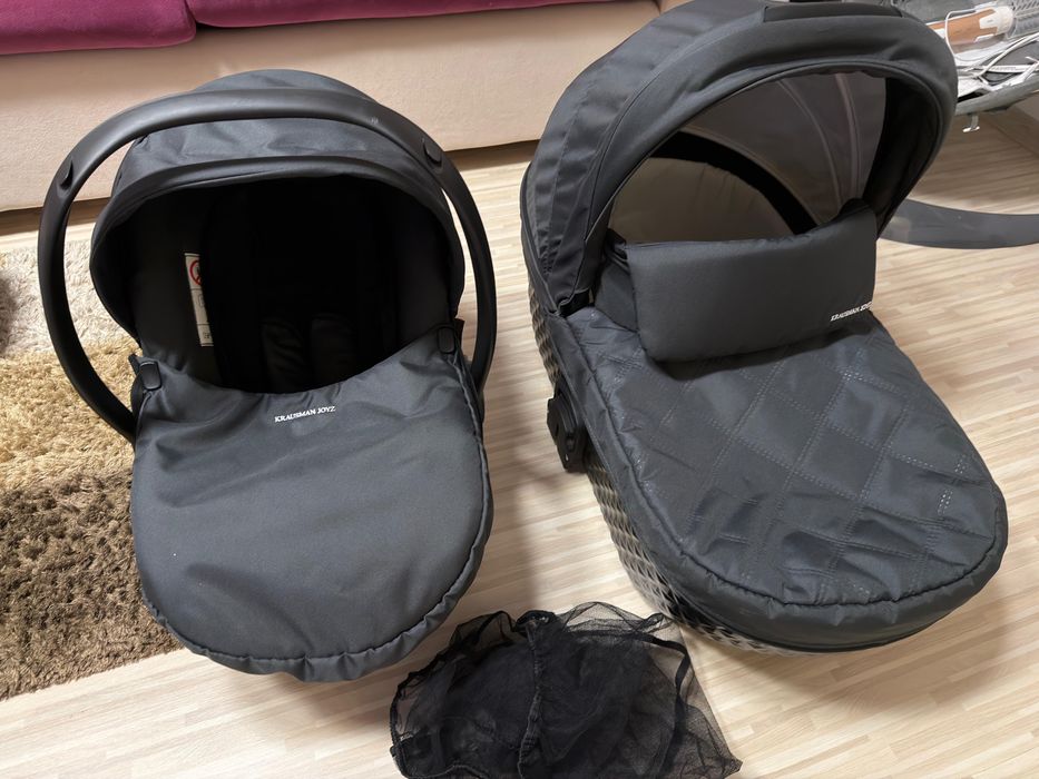 Cărucior 3 in 1 Krausman Joyz, foarte putin folosit.