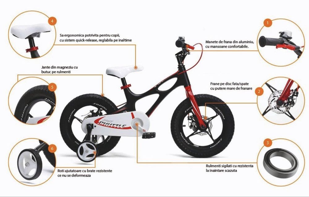 Bicicleta Shuttle Kids RoyalBaby MG Explorer