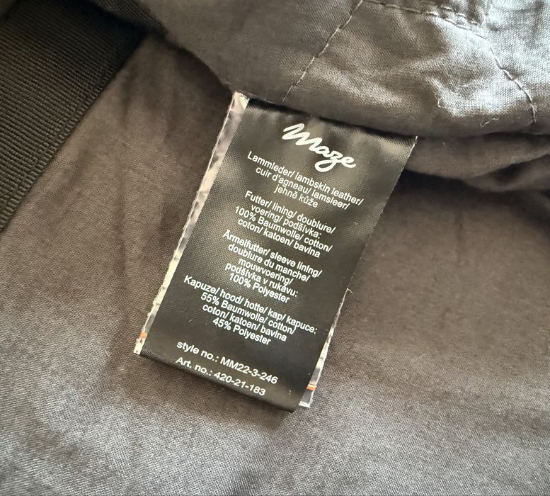 Maze Biker Leather Jacket ОРИГИНАЛНО мъжко яке естествена кожа - M-L