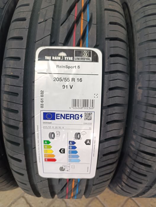 Летни гуми Uniroyal 205/55/16 Rain sport 5,dot 2025