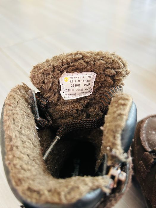 Timberland ОРИГИНАЛНИ Бебешки зимни кожени боти