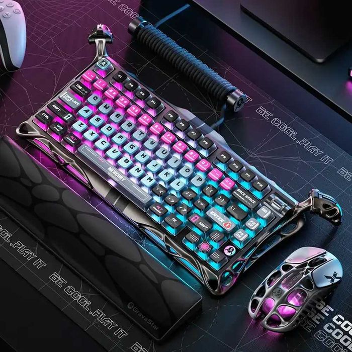 ; Клавиатура Gravastar Mercury V75 Pro (CyberPunk) Magnetic Switch