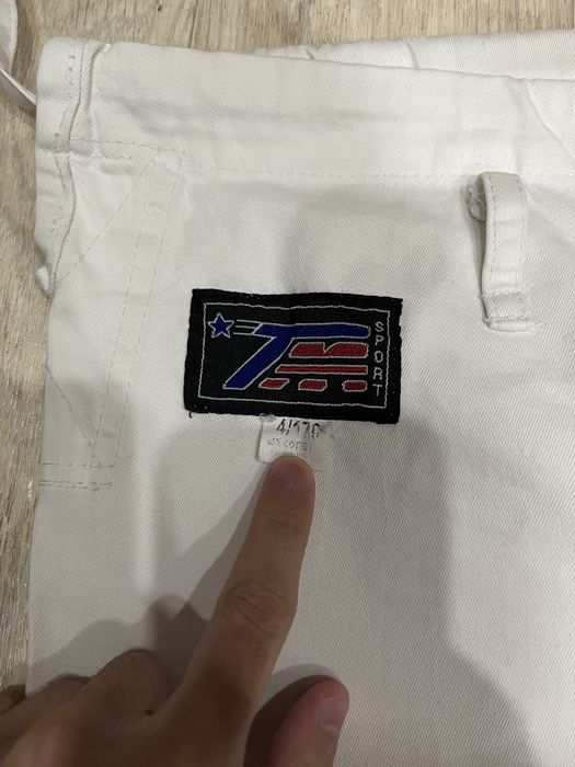 Кимоно для дзюдо, белый пояс в подарок