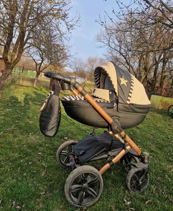 Бебешка количка STARS GOLD DADA PARADISO 2 в 1