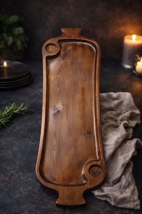 Поднос деревянный