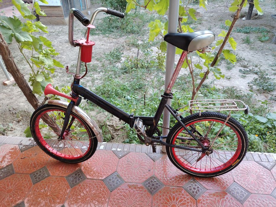 Velosiped KAMA qora qizil aralash