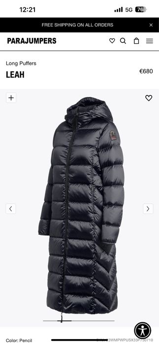 PARAJUMPERS дамско дълго яке S размер