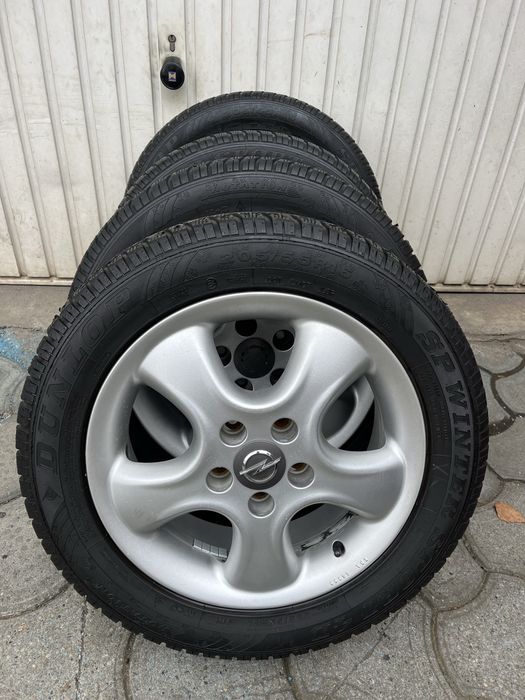 Jante aliaj 5x110mm, anvelope 205/55 R16 Opel Corsa Meriva Astra G, H, Zafira