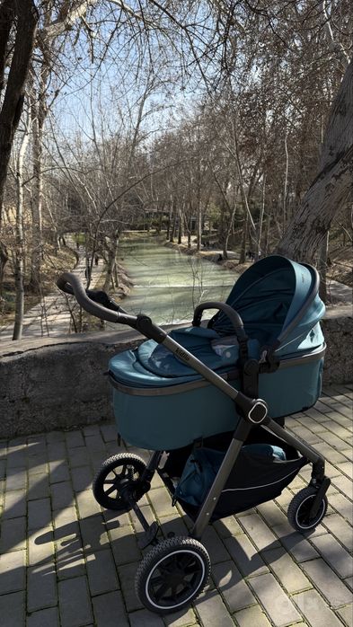 Коляска 2в1 kidilo, люлька с автореслом, + сумка, в хорошем состоянии