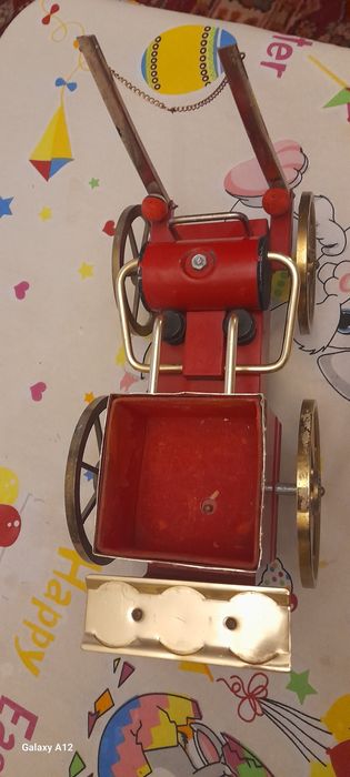 Decantor lichior mașină de pompieri cutie muzicală