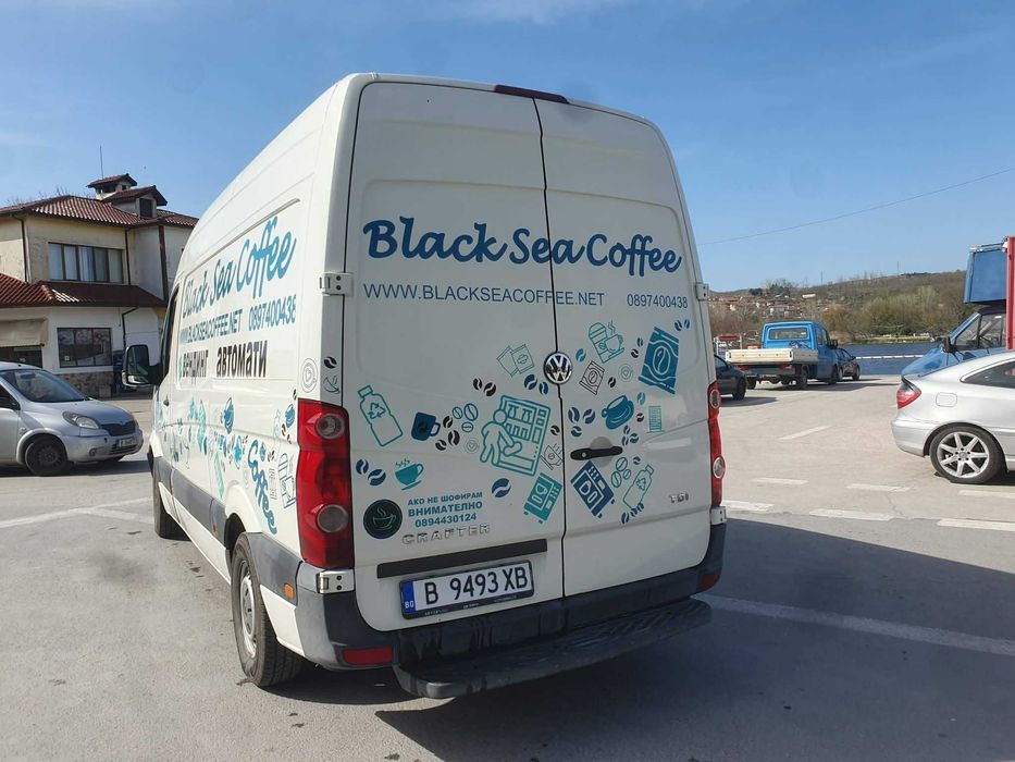 WV Crafter хладилен бус с рафтове