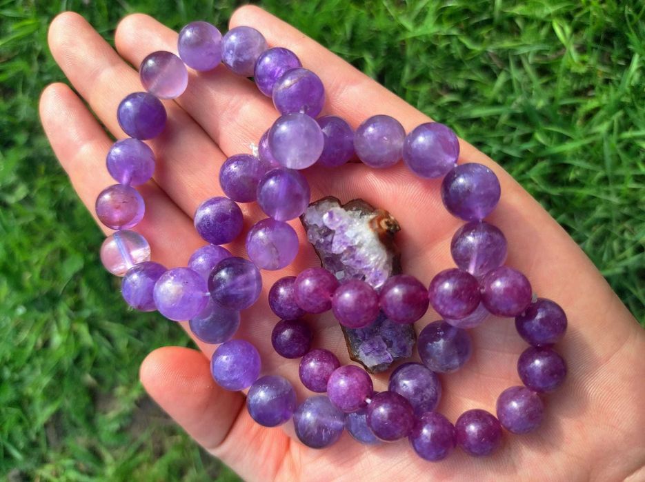 Bratara ametist handmade