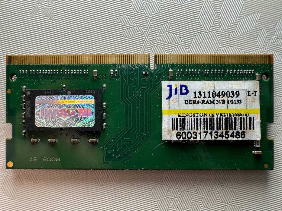 Оперативная память DDR4 - 4 gb  Kingston - для ноутбука