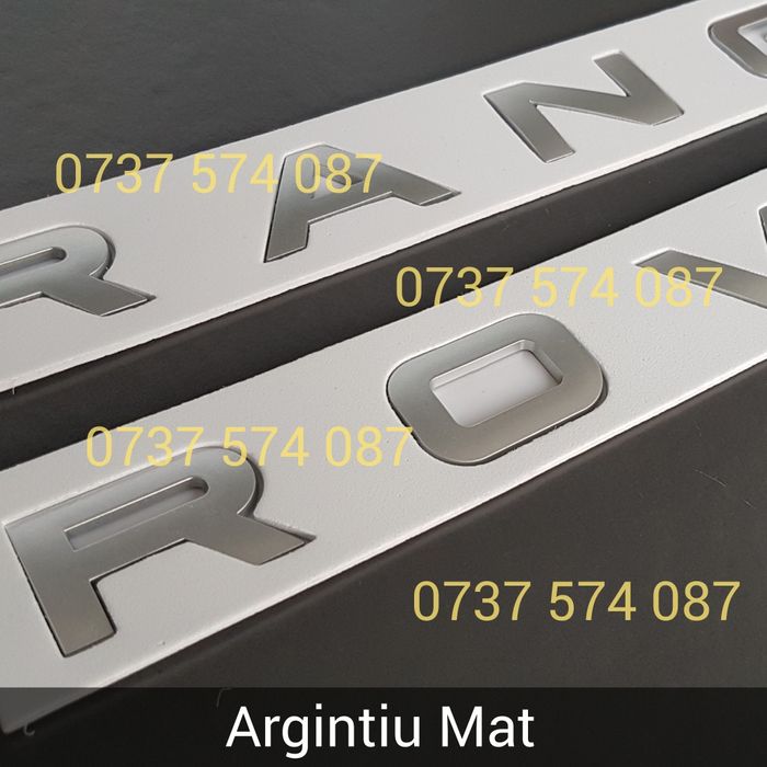 Litere scris RANGE ROVER LAND ROVER SPORT HSE pt capota si portbagaj