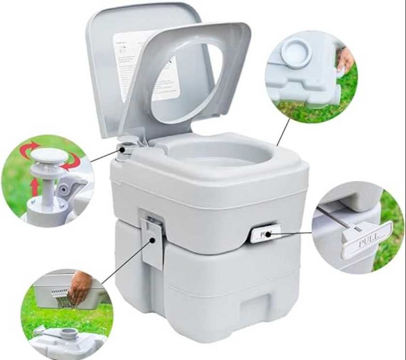 Преносими тоалетни за къмпинг или за болни хора (10 - 20 литра)