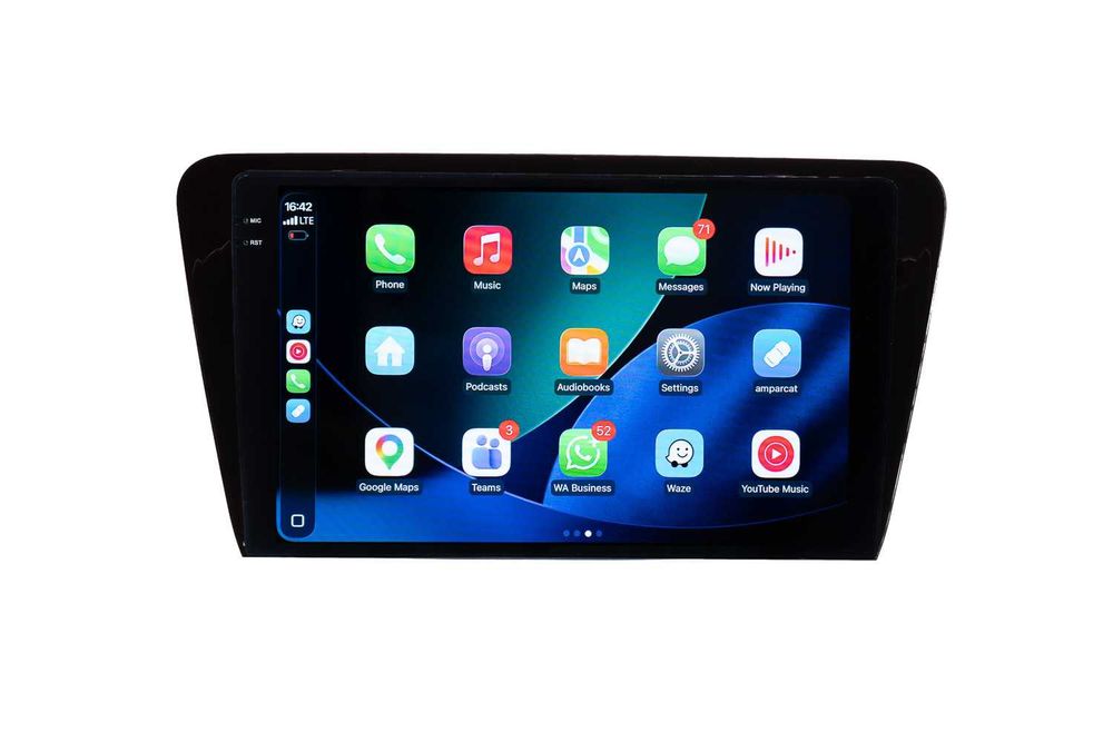 Navigatie Skoda Octavia 3 Android 14 , Apple Carplay Android Auto + Camera Marsarier