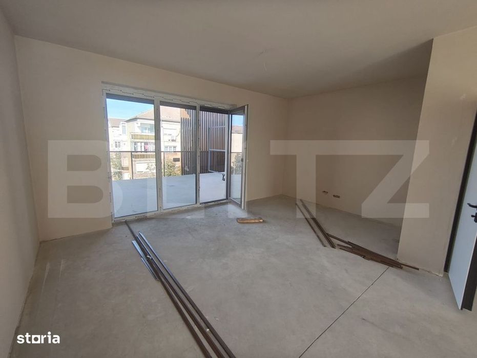 Apartament nou modern, 2 camere, centrala pe gaz si panouri fotovoltai
