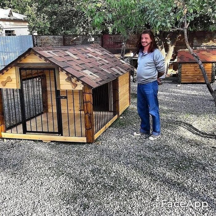 Изготовление на Заказ: будки, вольеры для Собак (чек) разные модели