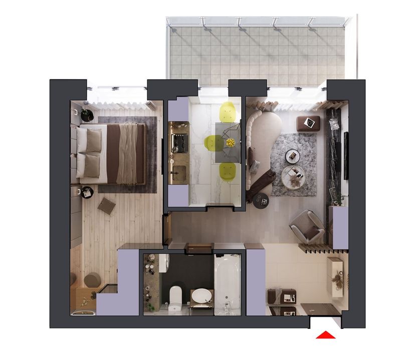 HILS Titanium faza 2 Studio dublu tip 2D