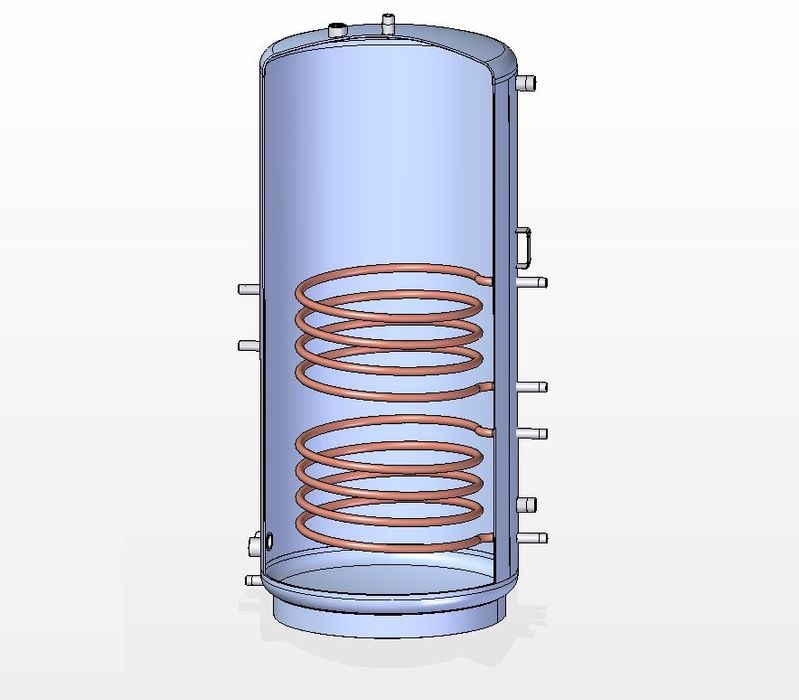 Centrala termica, cazan lemne cocs peleti, vas acumulare puffer boiler