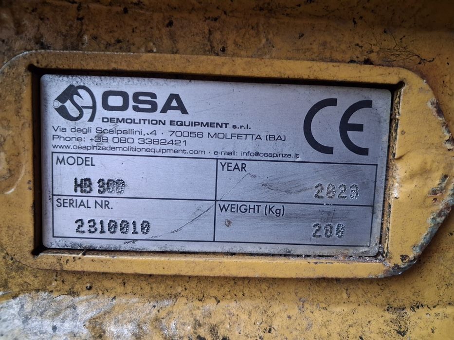 Picon OSA HB 300 (280 kg) – Stare Excelentă, An 2023