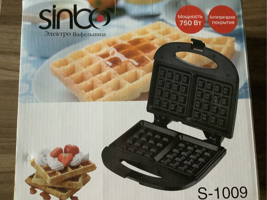 Продам электровафельницу sinbo