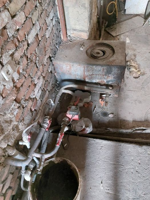 Печь на твёрдом топливе.