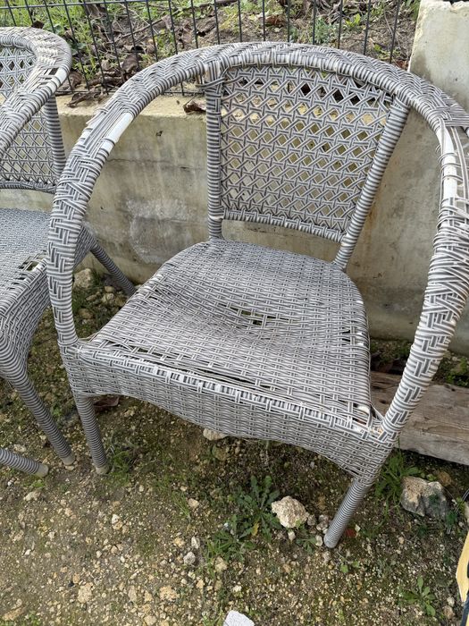 Ратанови столове 5 броя