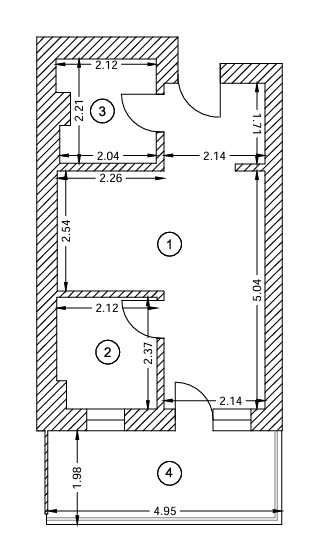 Vand garsoniera in Hils Brauner cu loc de parcare acoperit