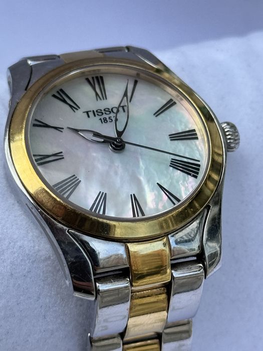Ceas dama Tissot T Wave Quartz Mother Of Pearl Dial Full Box + zale suplimentare