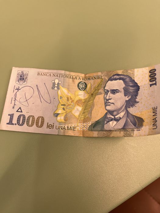 Vand bagnotă de 1000 lei