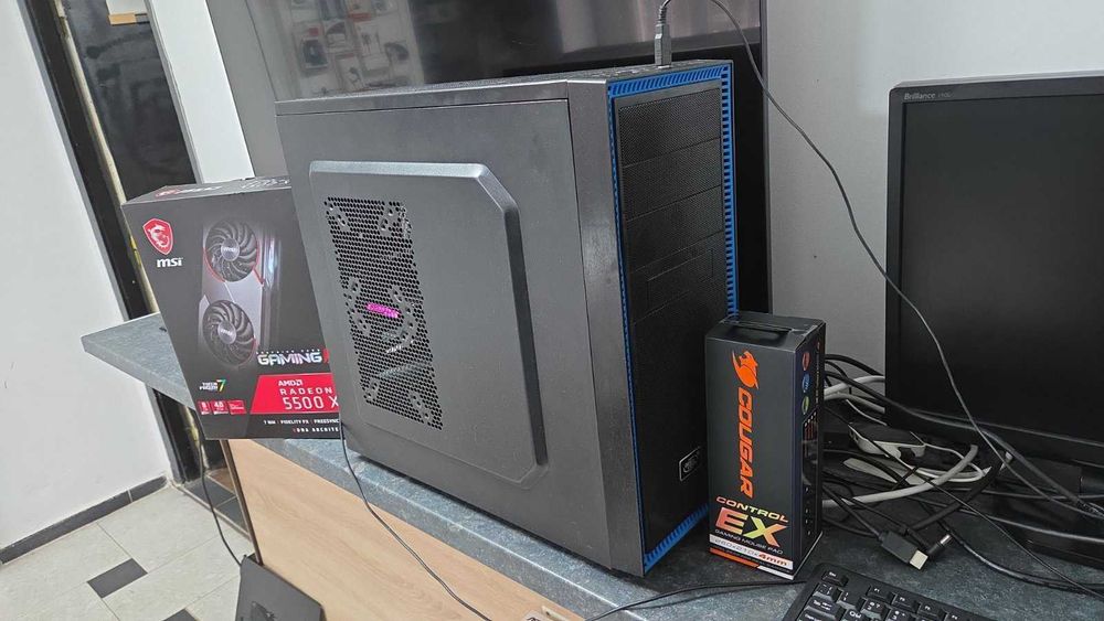 Бюджетен гейминг компютър, i5-6500CPU, 16G RAM, MSI RX5500XT 8Gb video