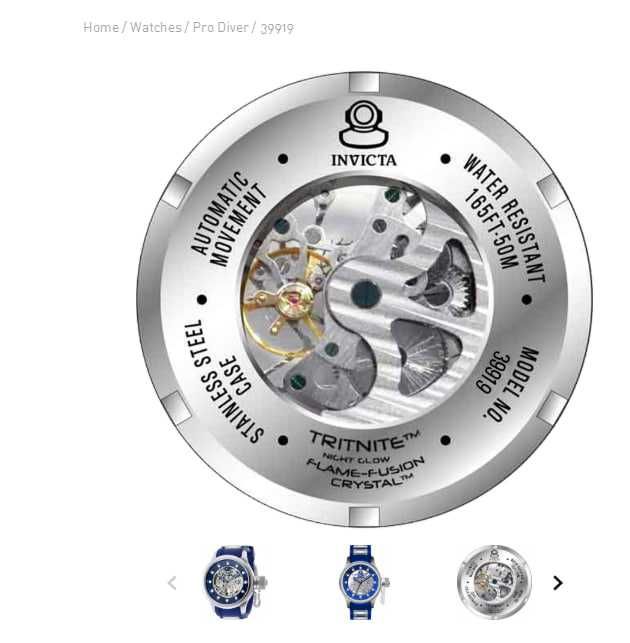 INVISTA  Qol soat Orginal mexanika