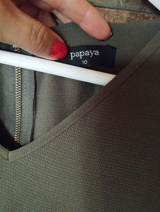 Bluză Papaya, kaki, în stare foarte bună