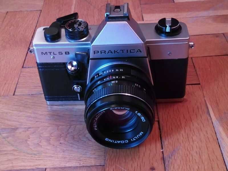 Фотоапарат Praktica MTL 5B и M42 обективи – 200/f2.8; 35/f2.4; 50/f1.8
