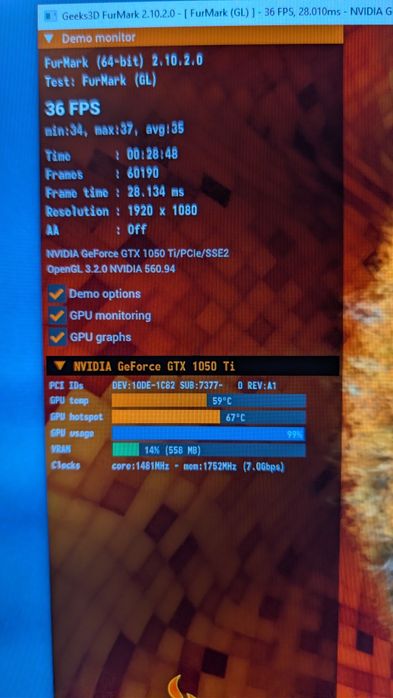 Видеокарта GTX 1050ti 4GB