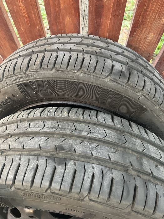 Jante + anvelope vara 185/60 R14 Continental