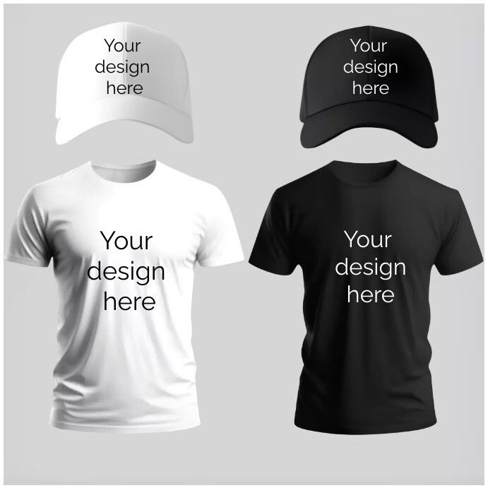 Текстиль с печатью лого поло худи кепки футболки