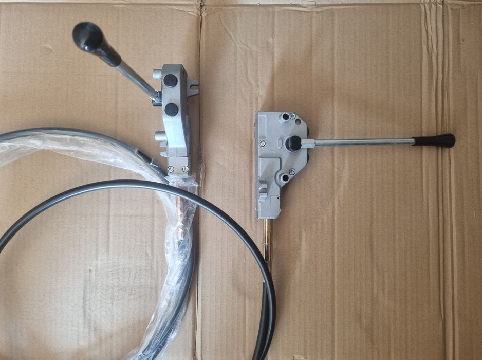 Maneta distribuitor hidraulic,  Maneta încărcător frontal cu cablu joy
