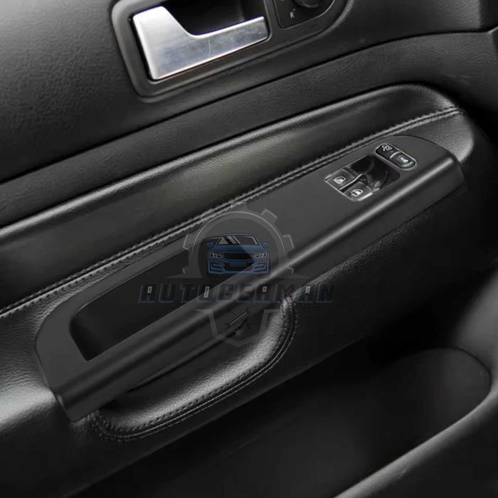 Панел за VW Passat B5 с 2 ел стъкла цвят черен комплект с основа пасат