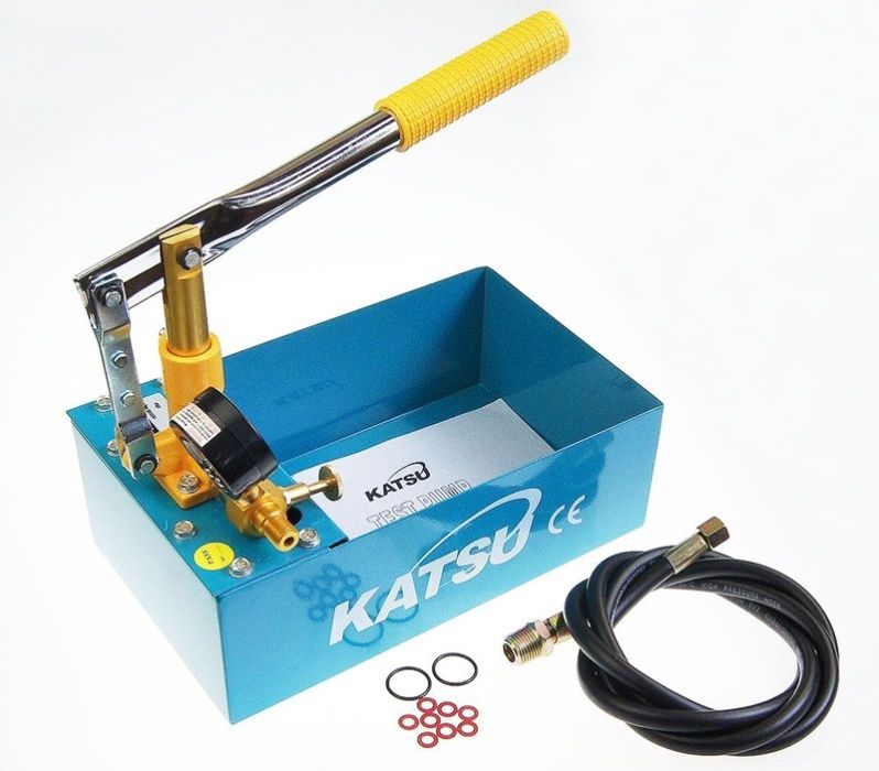 Нова Ръчна помпа за изпитване на налягане /водна проба/ 50 бара