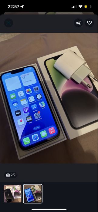 Продам Айфон 14  в отличном состоянии