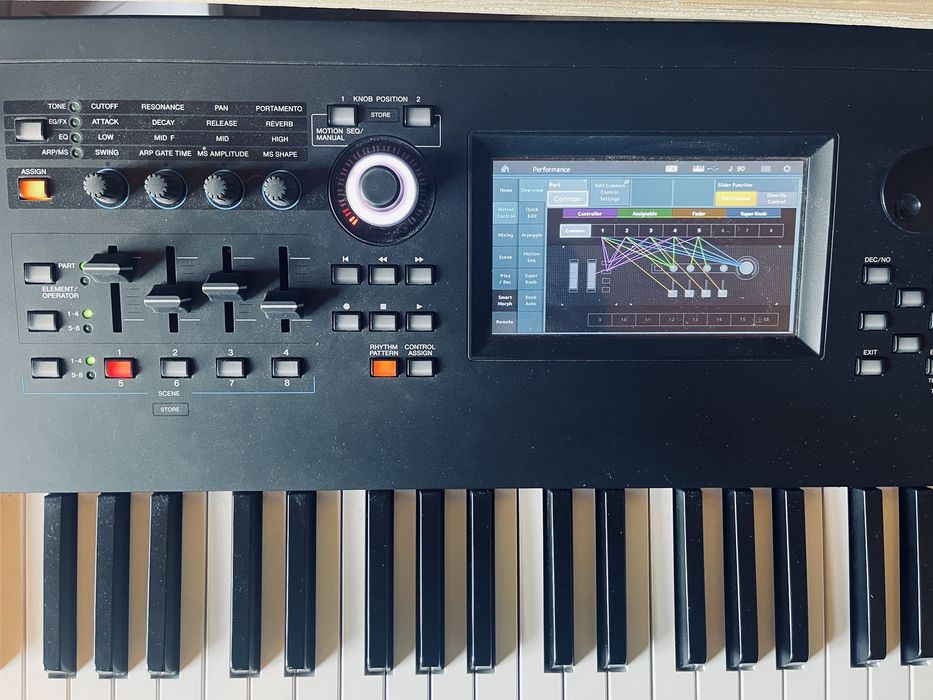 Yamaha MODX + 88 синтезатор, пиано, клавир