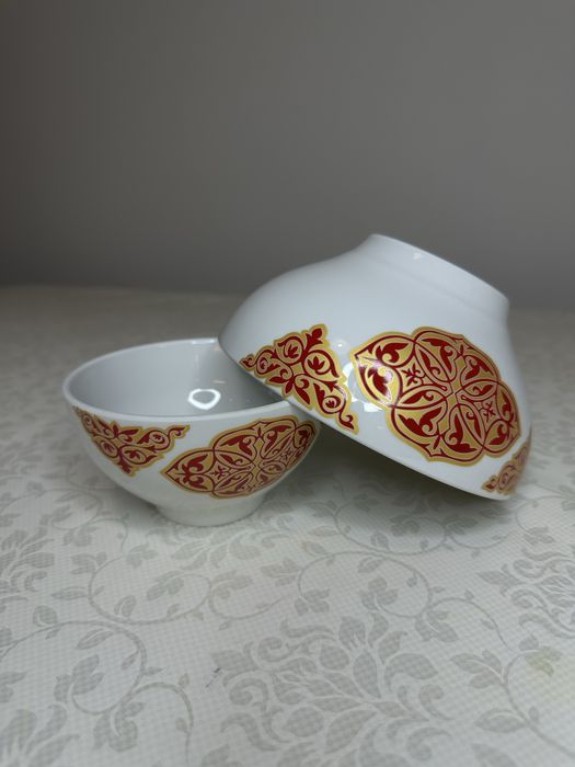 Пиалки  большая суповая+маленькая для чая или бульона