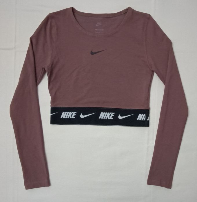 Nike Sportswear Long Sleeve оригинална блуза S Найк памук спорт