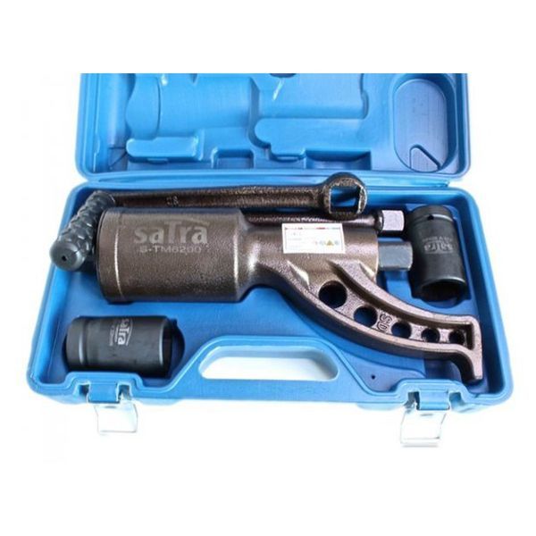 Професионален редуктор за гуми 1" 6000 nm с вложки 1" 32-33 мм