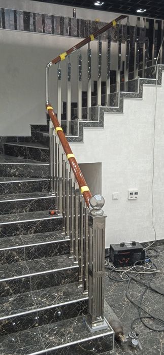 Нержавейка_Перила_Лексан_Стекло