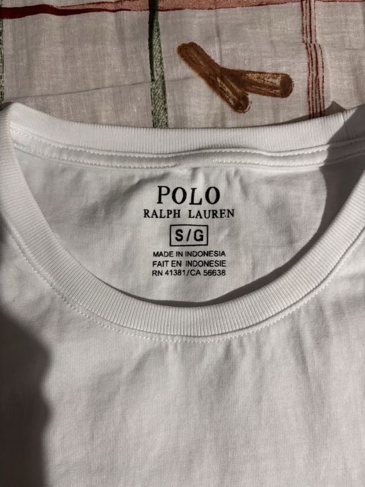 Tricou alb ralph lauren