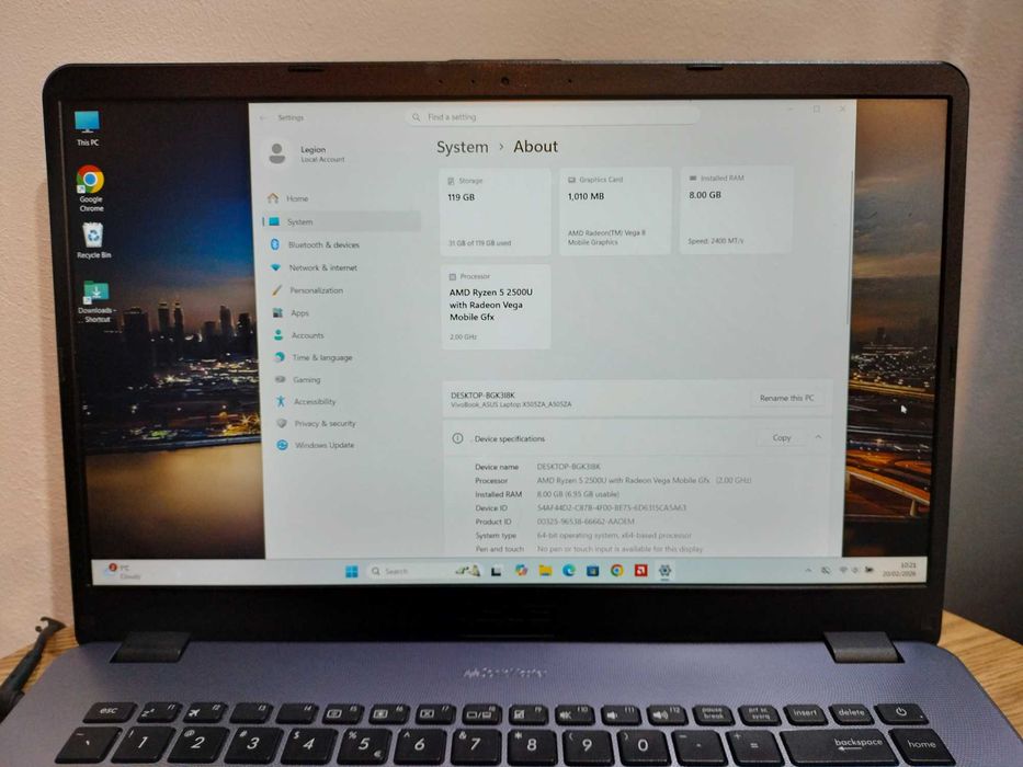 Asus Ryzen 5 -Windows 11