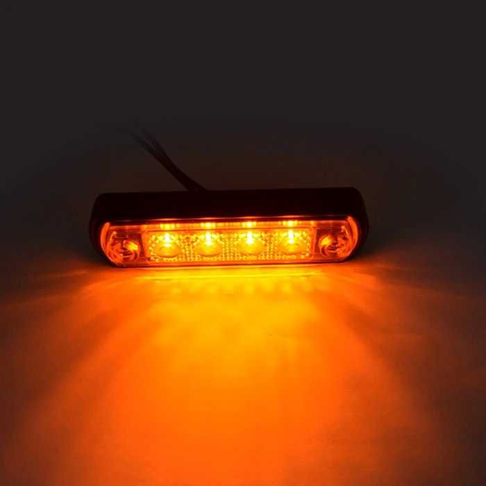 1 бр. LED Лед габарити за РОЛБАР 12-24V с 4 SMD диода 3 цвята , Полша